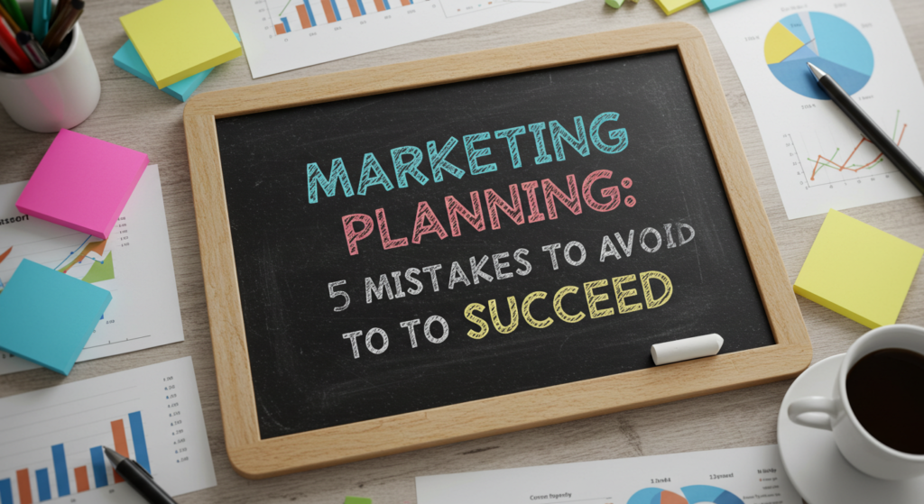 Planejamento de marketing: 5 erros a evitar para não falhar
