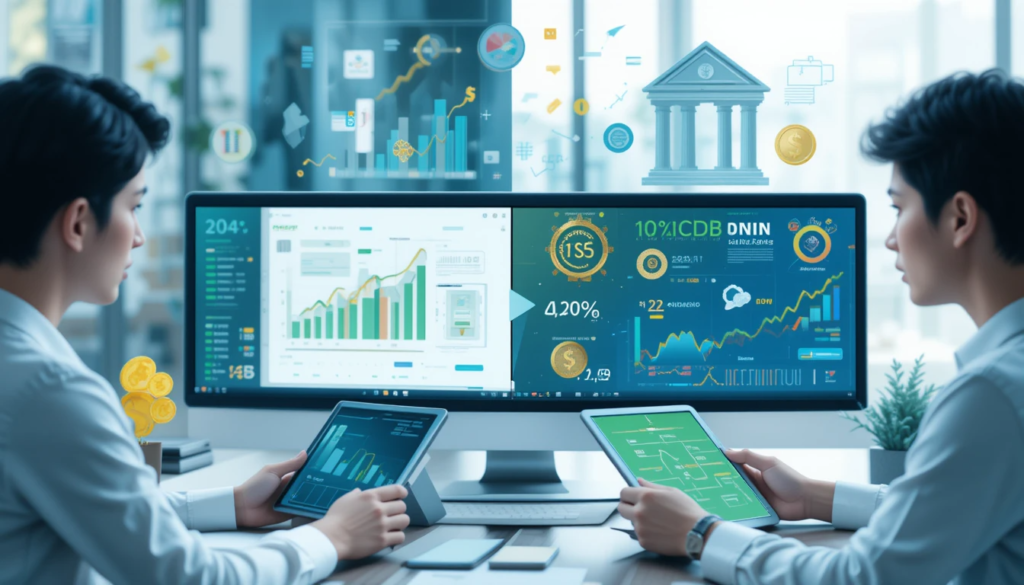 Análise comparativa: rentabilidade dos CDBs oferecidos por bancos digitais versus bancos tradicionais em 2025